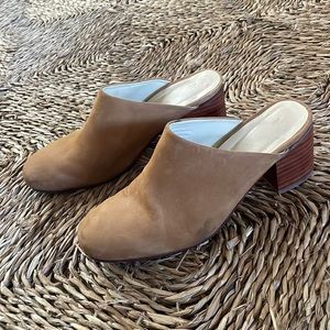 Nisolo suede mule slides